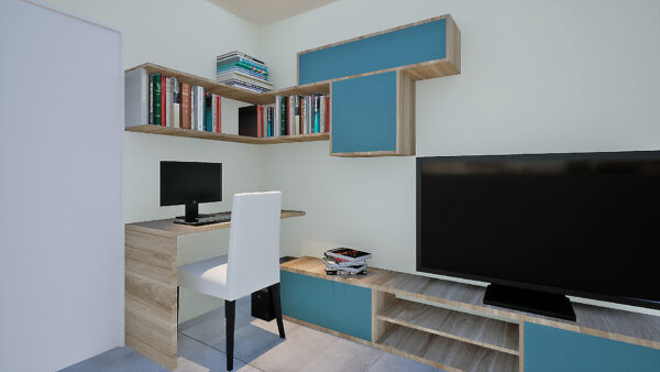 architecte d'intérieur création salon optimiser agencer meubles sur-mesure architecture 3D